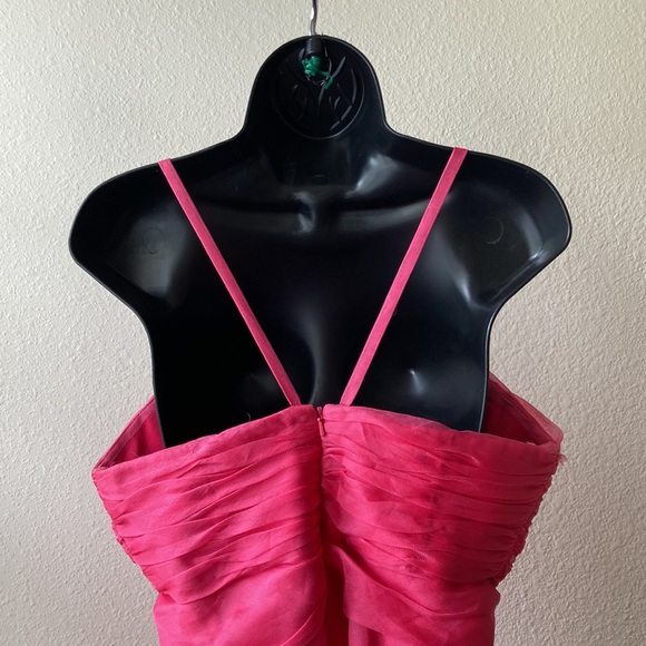 Pronovias Pink Ruffle Formal Dress - Picture 17 of 17